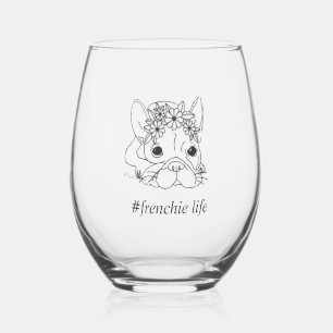 #FRENCHIE LEVEN 16oz STEMLESS WIJNGLAS Zonder Voet