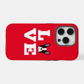 Frenchie Liefde iPhone Hoesje (Achterkant horizontaal)