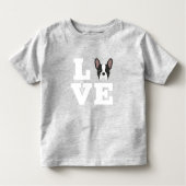 Frenchie Love | Cute French Bulldog Kinder Shirts (Voorkant)