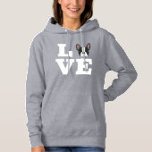 Frenchie Love French Bulldog Hoodie (Voorkant)