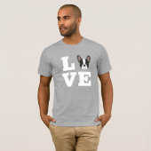 Frenchie Love French Bulldog T-shirt (Voorkant volledig)