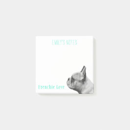 Frenchie Love | Gepersonaliseerde Franse buldog Post-it® Notes