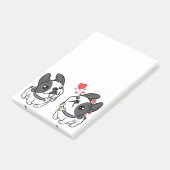 Frenchie Love Post-it® Notes (Schuin)