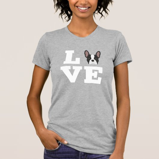 Frenchie Love T-shirt (Voorkant)
