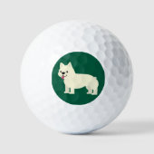 Frenchie Lover Green Golfballen (Voorkant)