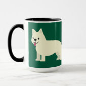 Frenchie Lover Green Mok (Links)