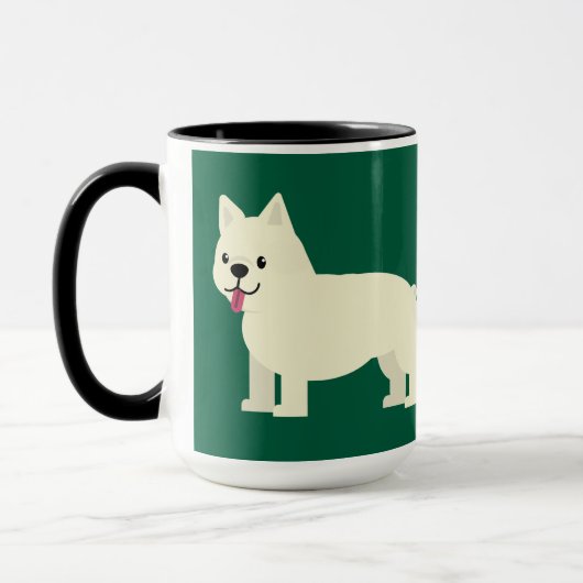 Frenchie Lover Green Mok (Links)