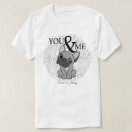 Frenchie Lovers BW T-shirt