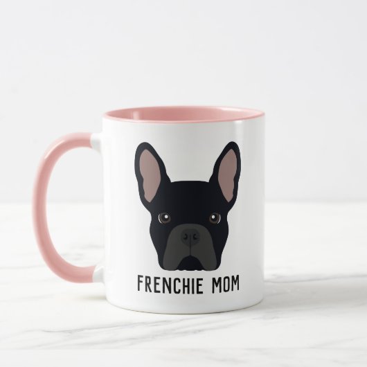 Frenchie Ma Black French Bulldog Mok (Links)