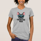 Frenchie Ma Blue en Tan French Bulldog T-Shirt (Voorkant)