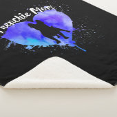 Frenchie Ma French Bulldog Dog mama Fur Mama Sherpa Deken (3/4)