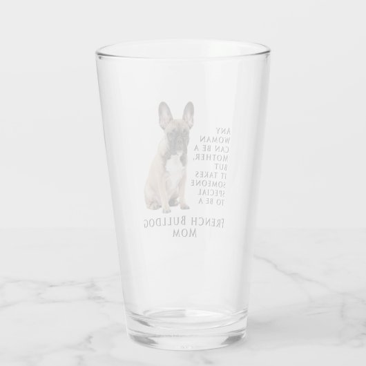 Frenchie Ma Glass Tumbler (Achterkant)