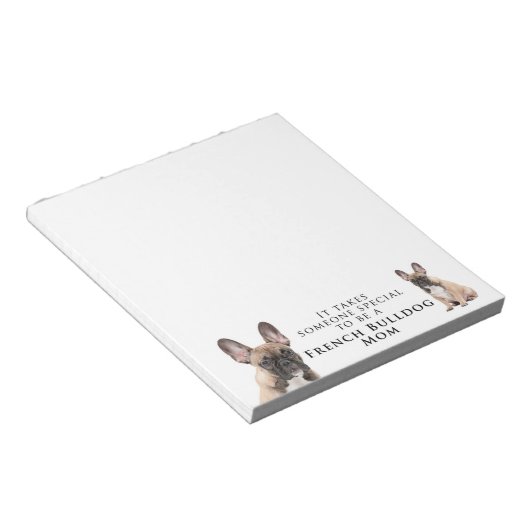 Frenchie Ma Note Pad Notitieblok (Schuin)