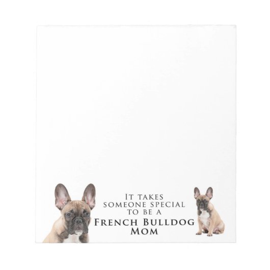Frenchie Ma Note Pad Notitieblok (Voorkant)