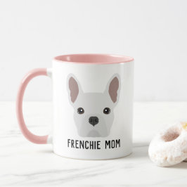 Frenchie Ma White French Bulldog Mok