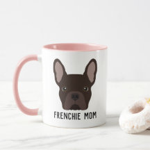 Frenchie mam Brown French Bulldog Mok