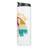 Frenchie mam Lover Gift  Retro Style Thermosbeker (Geroteerd rechts)