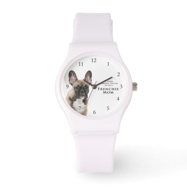 Frenchie Mam Watch Horloge (Voorkant)