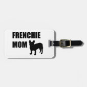 Frenchie mama bagagelabel (Voorkant horizontaal)