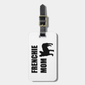 Frenchie mama bagagelabel (Voorkant verticaal)