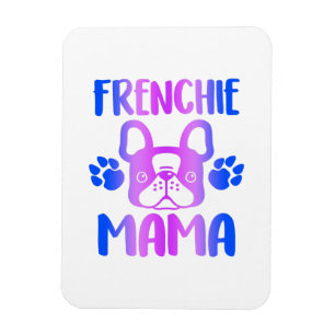 Frenchie Mama Bulldog voor Dog Mam Fur Mama Funny Magneet