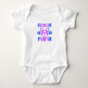 Frenchie Mama Bulldog voor Dog Mam Fur Mama Funny Romper