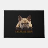 frenchie mama | cadeau van franse stierenhond deurmat (Voorkant)