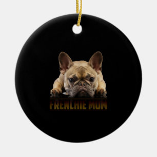 frenchie mama cadeau van franse stierenhond keramisch ornament