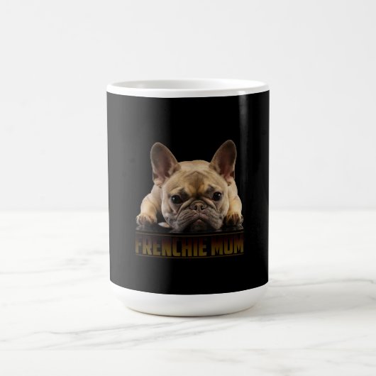 frenchie mama | cadeau van franse stierenhond koffiemok (Center)