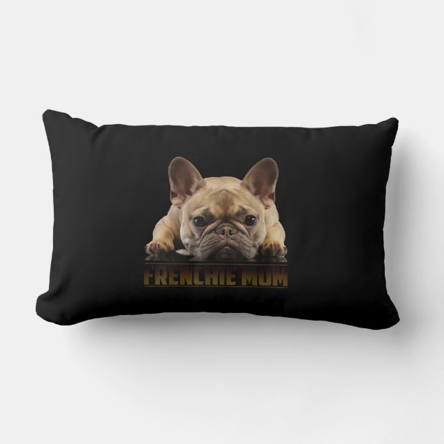 frenchie mama | cadeau van franse stierenhond kussen (Voorkant)