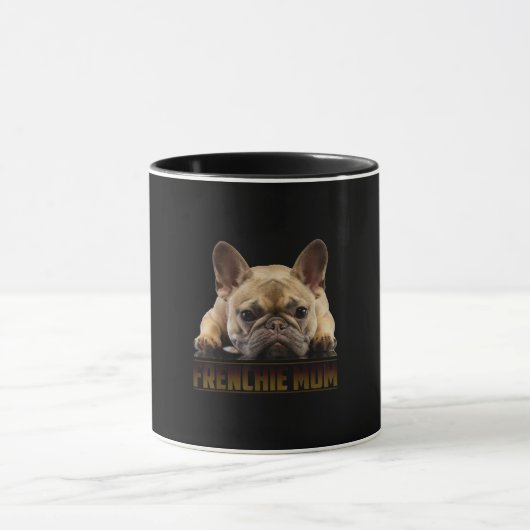 frenchie mama | cadeau van franse stierenhond mok (Midden)