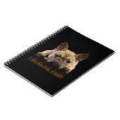 frenchie mama | cadeau van franse stierenhond notitieboek (Linkerzijde)