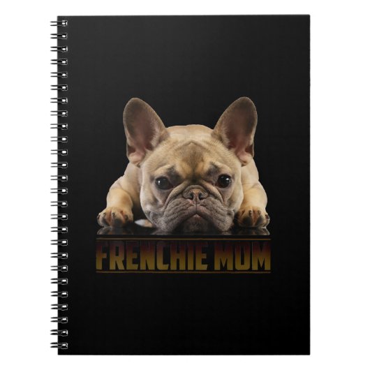 frenchie mama | cadeau van franse stierenhond notitieboek (Voorkant)