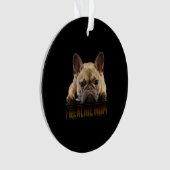 frenchie mama | cadeau van franse stierenhond ornament (voorkant)
