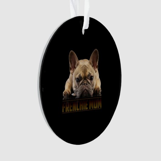 frenchie mama | cadeau van franse stierenhond ornament (voorkant)
