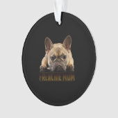 frenchie mama | cadeau van franse stierenhond ornament (voorkant)