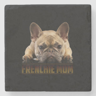 frenchie mama   cadeau van franse stierenhond stenen onderzetter