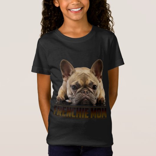 frenchie mama | cadeau van franse stierenhond t-shirt (Voorkant)