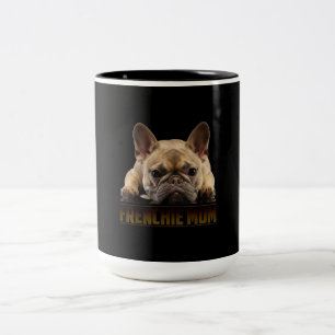 frenchie mama cadeau van franse stierenhond tweekleurige koffiemok