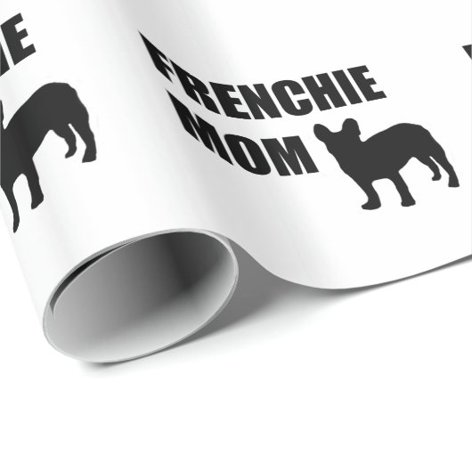 Frenchie mama cadeaupapier (Rol Hoek)