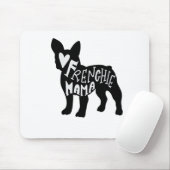 Frenchie Mama Cute French Bulldog mama Muismat (Met muis)