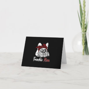 frenchie mama Franse stierenhond met rood gelid Kaart