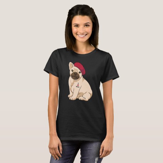 frenchie mama french bulldog mom cute for women t-shirt (Voorkant volledig)