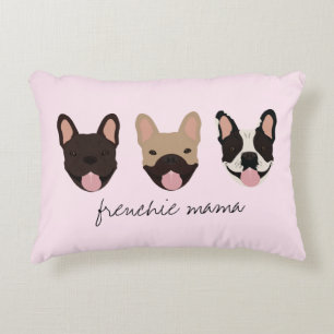 Frenchie Mama French Bulldogs Accent Kussen