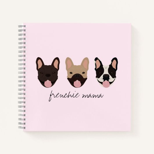 Frenchie Mama French Bulldogs Notitieboek (Voorkant)