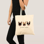 Frenchie Mama French Bulldogs Tote Bag (Voorkant (product))