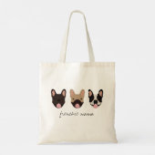 Frenchie Mama French Bulldogs Tote Bag (Achterkant)