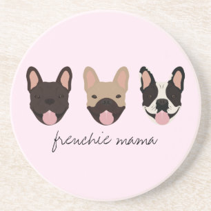 Frenchie Mama French Bulldogs Zandsteen Onderzetter