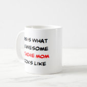 frenchie mama , geweldige koffiemok (Voorkant links)