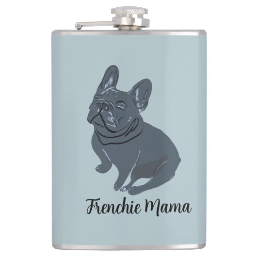 Frenchie Mama Heupfles (Voorkant)
